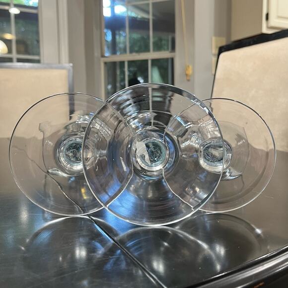 NEW Pottery Barn Glass Long Stem Classic Tealight Votive Candleholders Set … - Picture 8 of 14